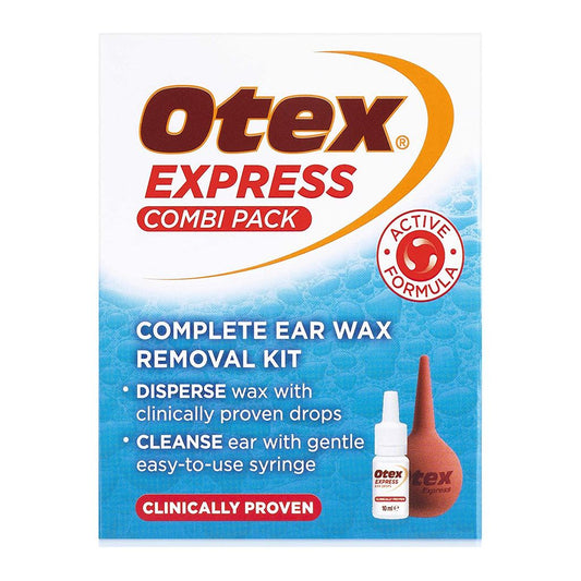 Otex Express Combi Pack Drops and Ear Syringe 10ml