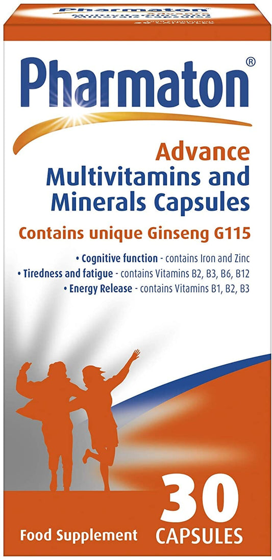 Pharmaton Advance Multivitamin and Mineral 30 Capsules