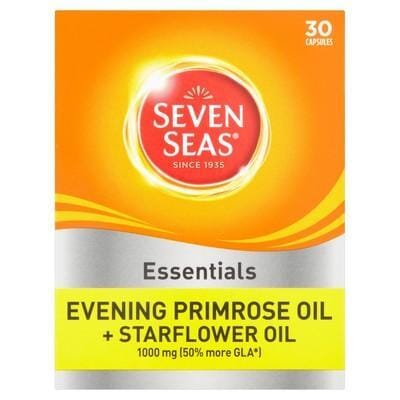 Seven Seas evening primrose plus starflower oil 1000mg 30 capsules