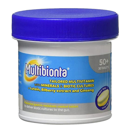 Multibionta 50 Plus 30 Tablets