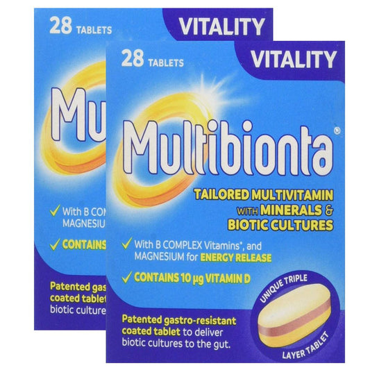 Seven Seas Multibionta Vitality 28 Tablets Pack of 2