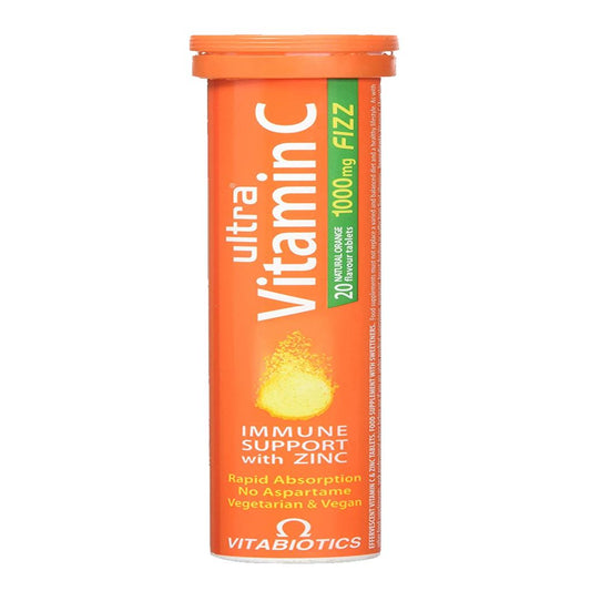 Ultra Vitamin C with Zinc Effervescent Tablets, 20 Tablets