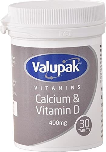 Valupak Calcium (400mg per tablet) and Vitamin D 30x6 Tablets