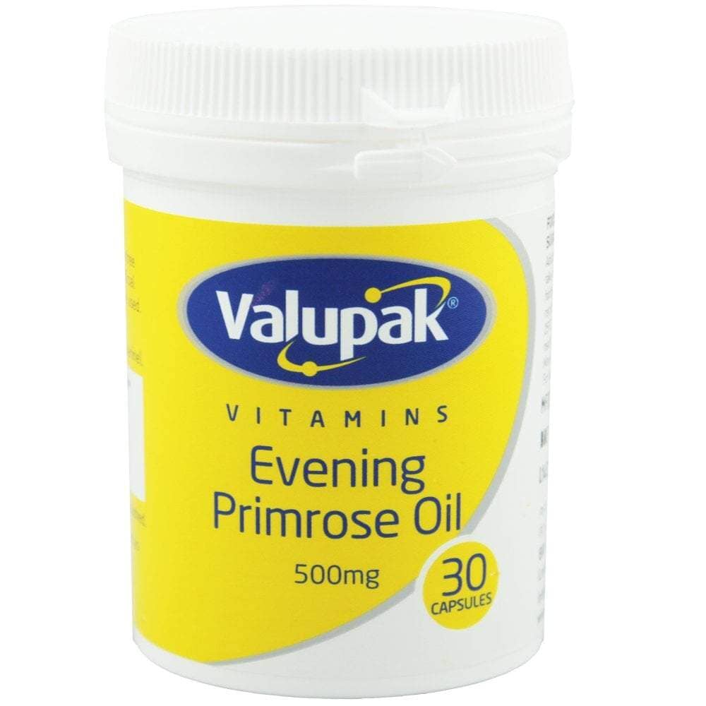 Valupak Evening Primrose Oil - 500mg 30 Capsules