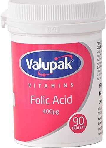 Valupak Folic Acid - 400µg 90x6 Capsules