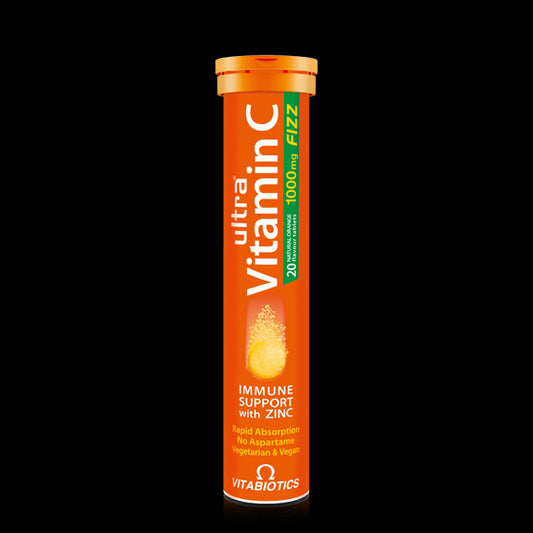 Vitabiotics Ultra Vitamin C Fizz 20 Effervescent Tablets