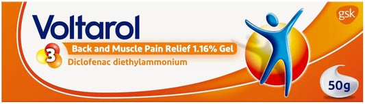 Voltarol Back and Muscle Pain Relief 1.16 Percent Gel 50 g