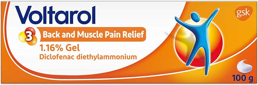 Voltarol Back & Muscle Pain Relief 1.16% Gel, 100 g
