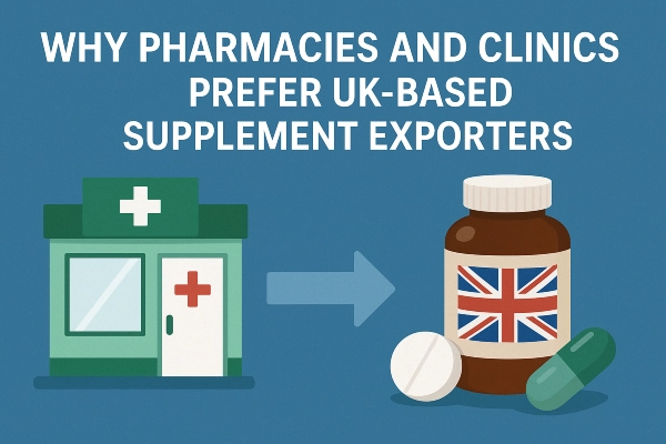 Why Pharmacies and Clinics Prefer UK-Based Supplement Exporters