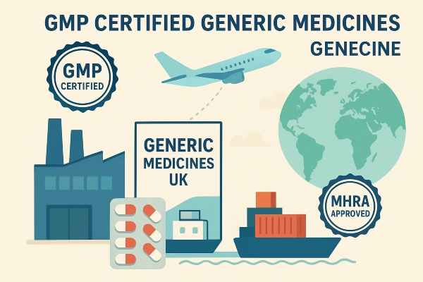 GMP Certified Generic Medicines UK – Why Genecine Leads in Global Pharma Exports