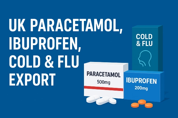 UK Paracetamol, Ibuprofen, Cold & Flu Export: Trusted Healthcare Supply by Genecine